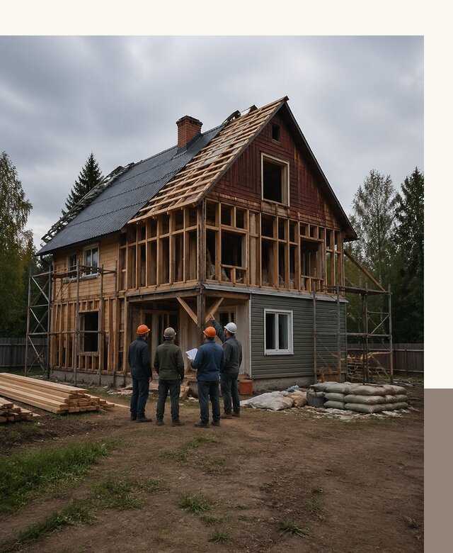 Реконструкция дачного дома в Раменском под ключ с проектом
